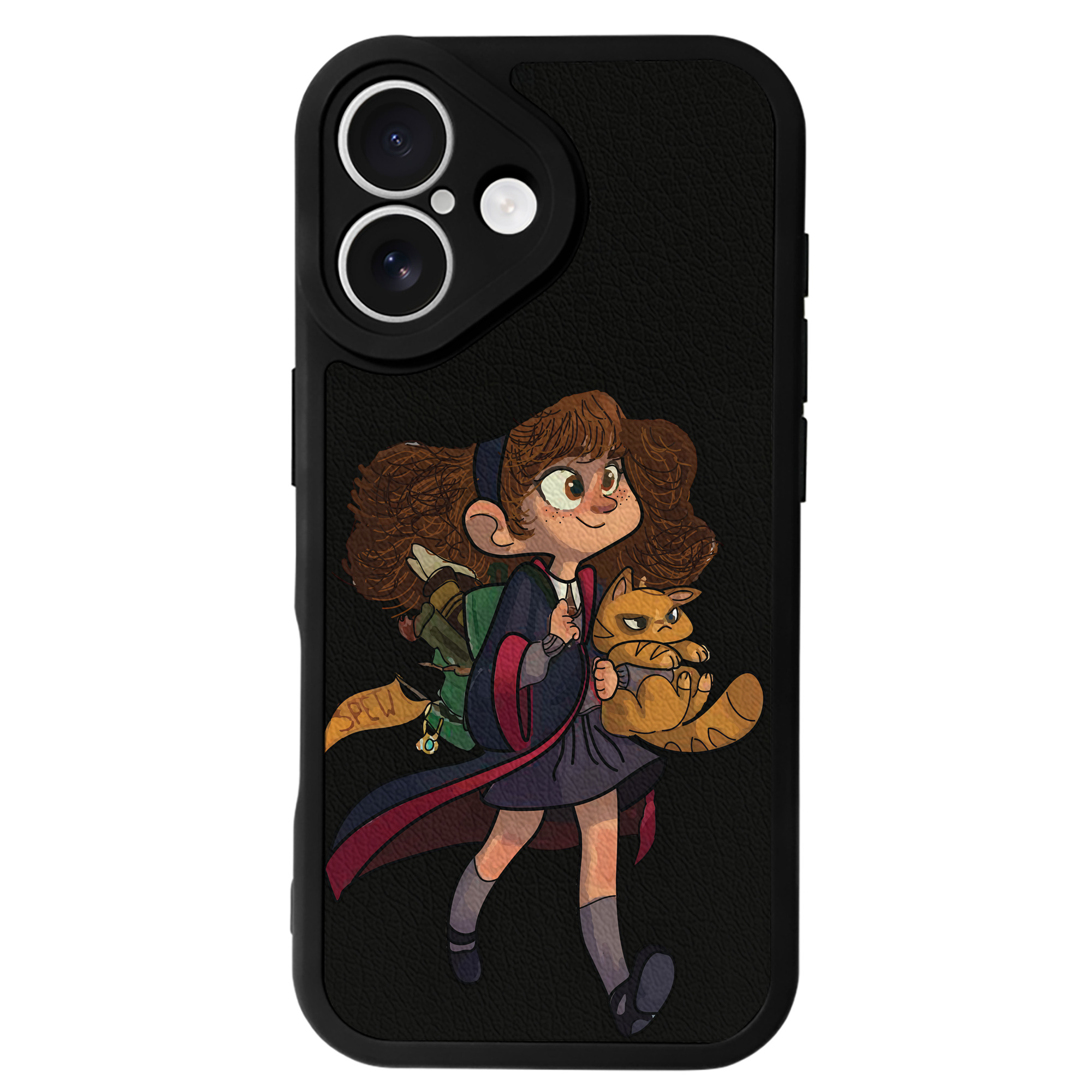 （画像用） Harry Potter ハリー・ポッターシリーズ 【iPhone 16シリーズ対応】シリコンスマホケース（レザー調） 材質：シリコン